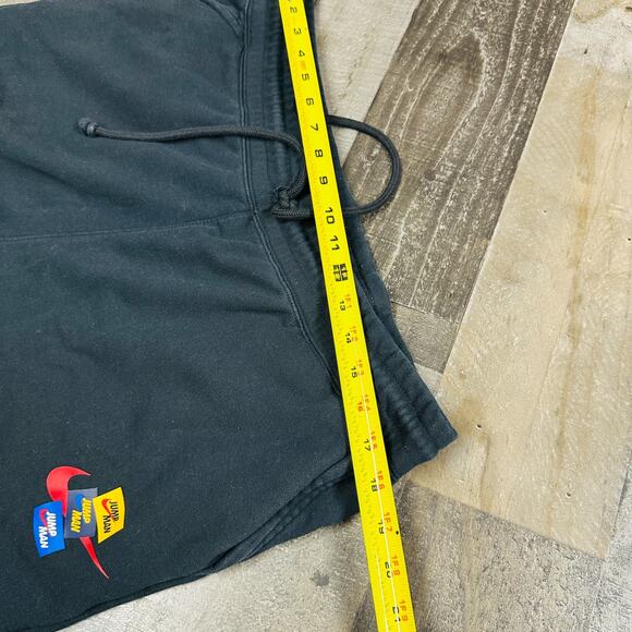 Jordan Sweatpants Mens 2XL Black Nike Air Jumpman Joggers Drawstring - Picture 3 of 9